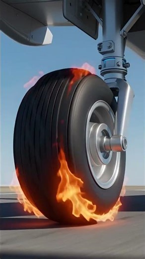 Why Don’t Airplane Tires Burst During Landing? 🛬🛞