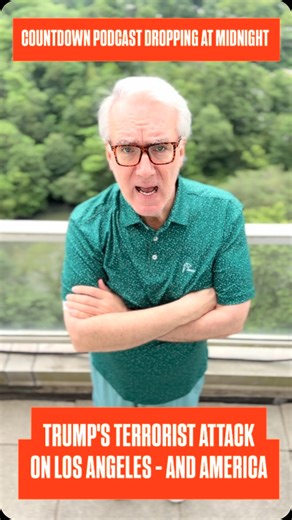 Keith Olbermann | On the new Countdown podcast dropping at midnight: Call what Trump is doing in Los Angeles, what it is: This is Trump's terrorist attack on... | Instagram