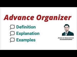Advance organizer