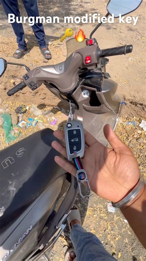 Burgman modified key 🔑 premium key 🔑 and design look 👀 #burgman #modified #viral #shortvideos