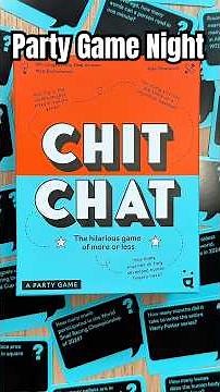 Chit Chat is a party game all about more or less! #partygames #chitchat