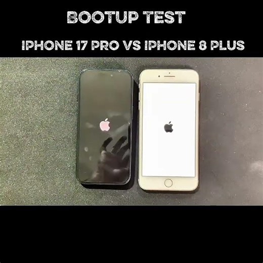 IPHONE 17 PRO vs IPHONE 8 PLUS - BOOTUP Test #shorts #viralshorts