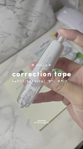 How to Refill and Fix Dong-A Correction Tape: Tutorial