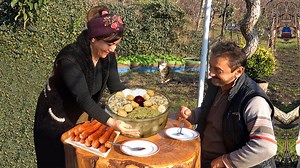 We Cooked Turkish Desserts in the Village - Ashura (Noah's Pudding) and Tulumba Recipe | Yummy Life