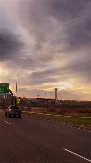 Stunning Views While Driving into Downtown Denver