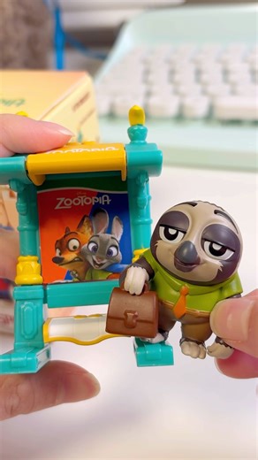 주토피아 버스정류장 랜덤 피규어 언박싱🦥Zootopia Bus Stop Random Figure Unboxing 🦥#zootopia #asmr#unboxing#blindbox