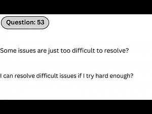 USPS 476 Mail Processor | Q53: Some issues are just too difficult to resolve? I can resolve