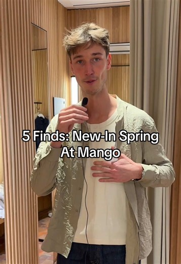Explore Mango Menswear Spring Fashion Finds