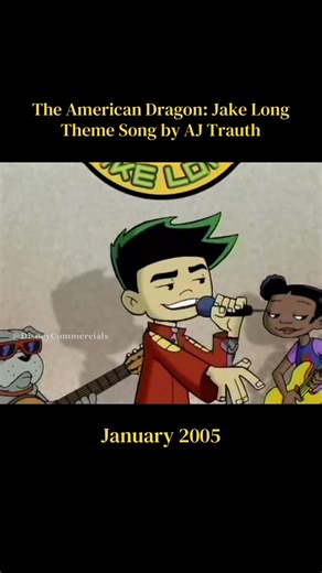 The American Dragon: Jake Long Theme Song By AJ Trauth January 2005 #disneychannel #nostalgia #disneycommericals #olddisney