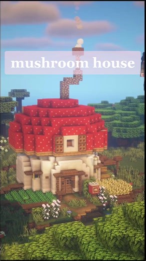Minecraft Small Mushroom House Tutorial