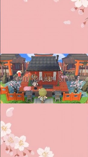 Inazuma Grand Narukami Shrine in ACNH🌸 #genshinimpact #genshin #acnh #animalcrossing
