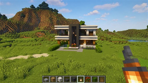 This clean white base makes Minecraft feel more realistic