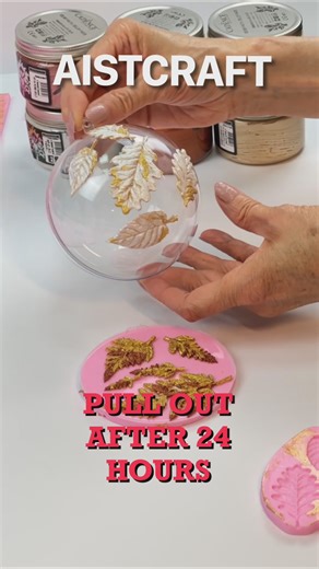 Creating Beautiful Decor with Metallic Modelling Pastes and Silicone Molds. Shop online https://aistcraft.com | Aistcraft Decoupage Paper
