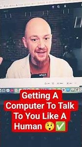 Getting A Computer To Talk To You Like A Human 😲 ✅️ #aispeaker #aiplaybook #artificialintelligence