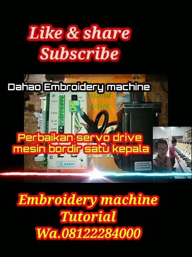 tutorial mesin bordir @hass indoembro