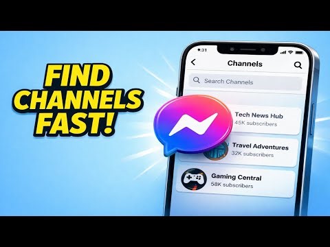 How To Search Channels On Messenger (2025)