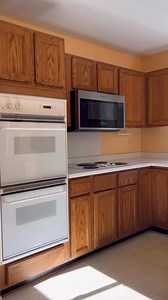 Kitchen renovation FAQ: Part 2! ✨ Posting this so you can save it for reference because every other DM I’ve gotten for the last 6 months seems to be, “What color are your cabinets?” 😅 #rtacabinetstorepartner SAVE FOR REFERENCE! - Brand: - Model: Weston Shaker - Color: Sand - Paint stain formula (if you want to color match these): 32oz - white (4), black (15), maroon (2), deep gold (16) - Paint product match: proclassic satin latex, B20W01153 6502-68634 - Rendering: free design plan done via RTA