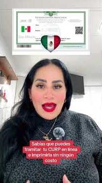 Cómo imprimir tu CURP en línea #mexicanos #curp #tramites