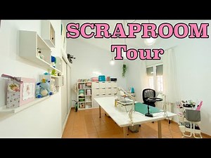 ❤️ SCRAPROOM TOUR. Mi habitación de scrapbook.y tips de organización scrap 🤩