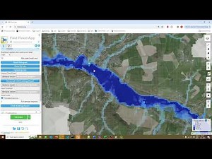Flood simulation and calibration in fastflood