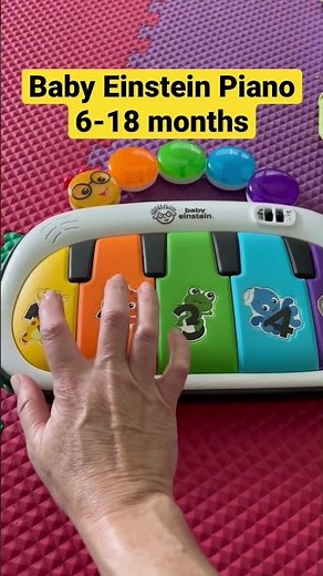 Baby Einstein Piano - great toy, inspires hand/finger use #occupationaltherapy #childdevelopment