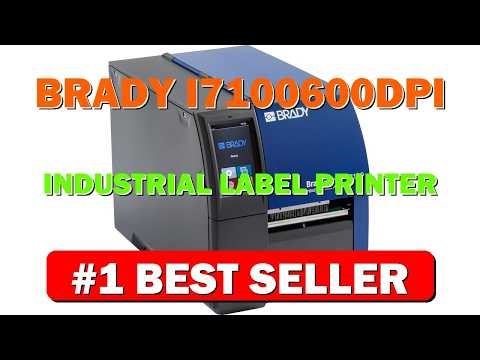 Brady i7100 600dpi Industrial Label Printer Heavy Duty Sign and Label Maker - B07C62XBRG