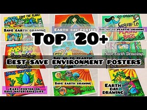 Beat Plastic Pollution Drawing / Stop Plastic Poster Chart project - Ban plastic