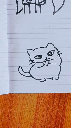 cute chibi cat #drawing #easydrawing #cutedrawing #chibidrawing #cute #kitten #krs