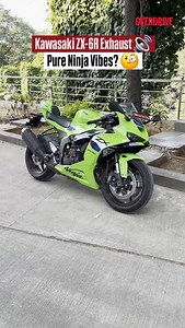 3.9K views · 42 reactions | The Kawasaki Ninja ZX-6R doesn’t speak… it howls. Here’s the raw exhaust note everyone wants to hear. How does it sound to you—sweet or too loud?  #Kawasaki #NinjaZX6R #ZX6R #KawasakiIndia #NinjaLife #Supersport | OVERDRIVE | Facebook