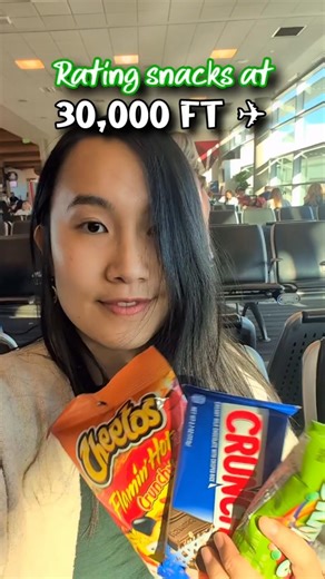 Testing sour, spicy, sweet snacks in the sky