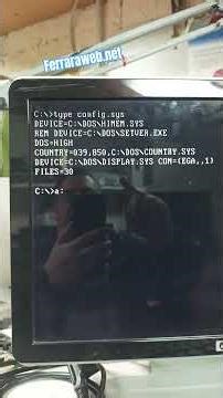 Retro Computer Dos - Part 3 #retrocomputer #dos