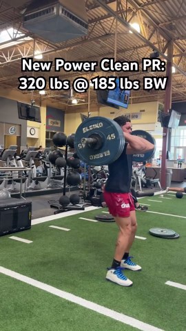 New Power Clean Personal Record!