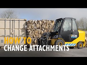 How To: Change Attachments on the JCB Electric Teletruk