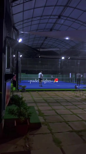 Padel nights is therapy low key🥹♥️ #fyp #foryoupage #fypシ゚ #CapCut
