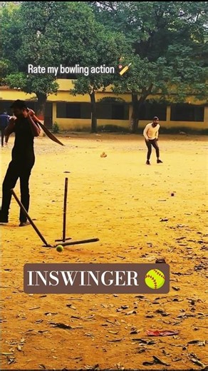 Inswing bowling tutorial 🥎🏏