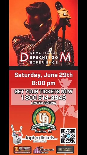 Devotional The Depeche Mode Experience, performing at McAllen Texas,...