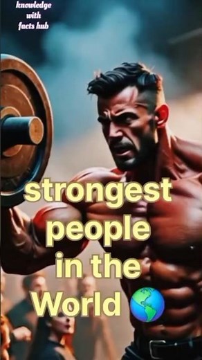 Top 3 Strongest People in the World! 💪🌍