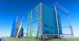 PBR Chain Link Fence | 3D Props | Unity Asset Store