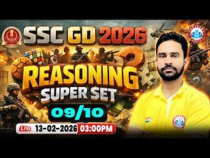 SSC GD Reasoning Classes 2026 | SSC GD Reasoning Super Set 09 | SSC GD Reasoning By Rahul Sir