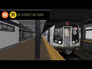 OpenBVE Railfanning: 46 Street (IND Queens Blvd Line)(M)(R)