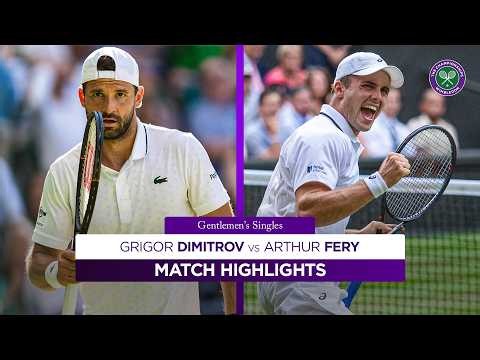UNBELIEVABLE comeback! 🤯 | Grigor Dimitrov v Arthur Fery | Highlights | Wimbledon 2026