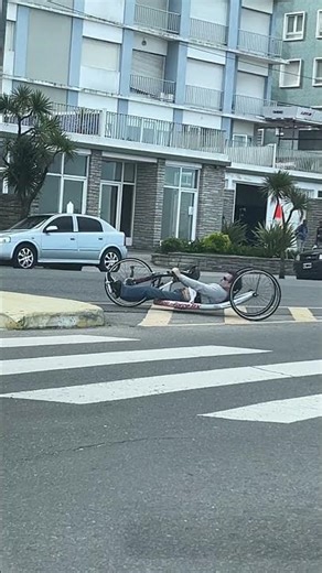 Man Riding a Hand Bike || ViralHog