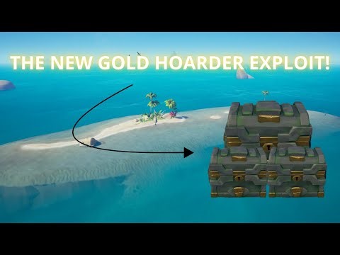 I used the NEW Gold Hoarder EXPLOIT in SEA OF THIEVES!