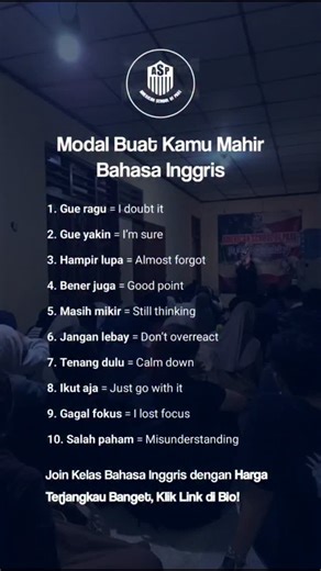 Kampung Inggris Pare | ASP on Instagram: "🇺🇲𝐁𝐀𝐘𝐀𝐍𝐆𝐈𝐍 𝐀𝐉𝐀 𝐃𝐔𝐋𝐔, 𝐊𝐀𝐌𝐔 𝐁𝐈𝐒𝐀 𝐋𝐀𝐍𝐂𝐀𝐑 𝐁𝐀𝐇𝐀𝐒𝐀 𝐈𝐍𝐆𝐆𝐑𝐈𝐒, 𝐊𝐄𝐊 𝐒𝐄𝐋𝐄𝐁𝐆𝐑𝐀𝐌🇺🇲 𝐊𝐚𝐦𝐮 𝐉𝐮𝐠𝐚 𝐁𝐢𝐬𝐚 𝐤𝐨𝐤 𝐊𝐞𝐤 𝐌𝐞𝐫𝐞𝐤𝐚, 𝐊𝐮𝐲𝐥𝐚𝐡 𝐠𝐚𝐬 𝐤𝐞 𝐤𝐚𝐦𝐩𝐮𝐧𝐠 𝐢𝐧𝐠𝐠𝐫𝐢𝐬 Lembaga 𝐀𝐦𝐞𝐫𝐢𝐜𝐚𝐧 𝐒𝐜𝐡𝐨𝐨𝐥 𝐨𝐟 𝐏𝐚𝐫𝐞 adalah lembaga kursus Bahasa Inggris 𝐬𝐩𝐞𝐬𝐢𝐚𝐥𝐢𝐬 𝐂𝐀𝐒 𝐂𝐈𝐒 𝐂𝐔𝐒 𝐍𝐆𝐎𝐌𝐎𝐍𝐆 𝐈𝐍𝐆𝐆𝐑𝐈𝐒 𝐀𝐌𝐄𝐑𝐈𝐂𝐀𝐍 𝐀𝐂𝐂𝐄𝐍𝐓. Yang berada di Pare-Kediri Jat