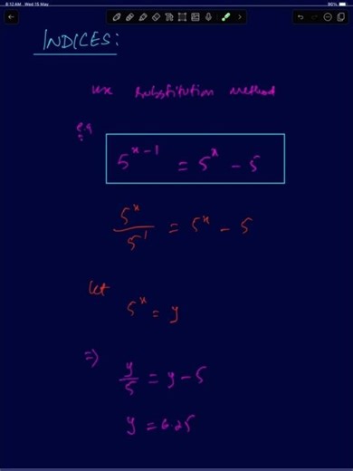 A2 MATH P3: INDICES TYPES OF QUESTIONS WITH SOLUTIONS!