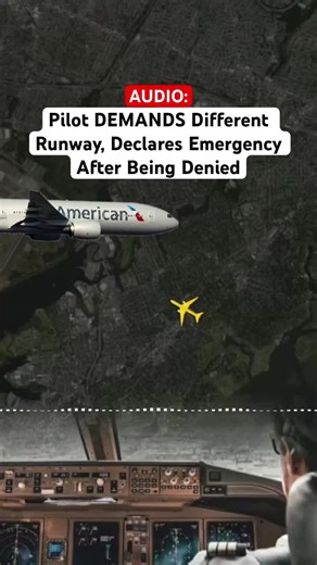 Pilot Demands Different Runway Declares Emergency After Being Denied 😱#pilotlife #viewsproblem #aviationlovers #pilots