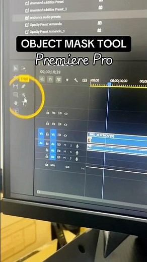 Object mask tool: How to mask out an object in premiere pro