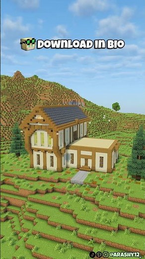 Best Mansion - Download in Bio #minecraft #minecraftbuilding #shorts