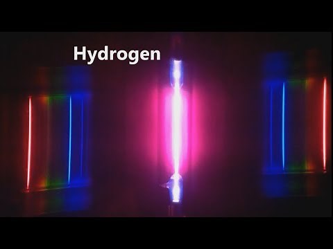 Emission Spectra Viewed With Diffraction Grating - Mr Pauller