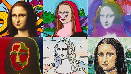 How Six Different Artists Have Re-Interpreted Da Vinci's 'Mona Lisa'